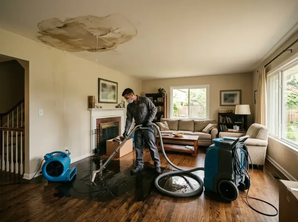 attic-pipe-burst-ceiling-drip-008 — frequently asked questions, Water Damage Restoration & Carpet Care in Bloomfield, MO